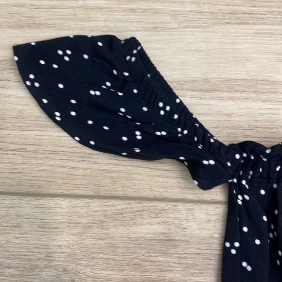 Flynn Skye |‎ Bella | Off the Shoulder Boho Maxi Dress Romantic polka dot - Picture 5 of 16